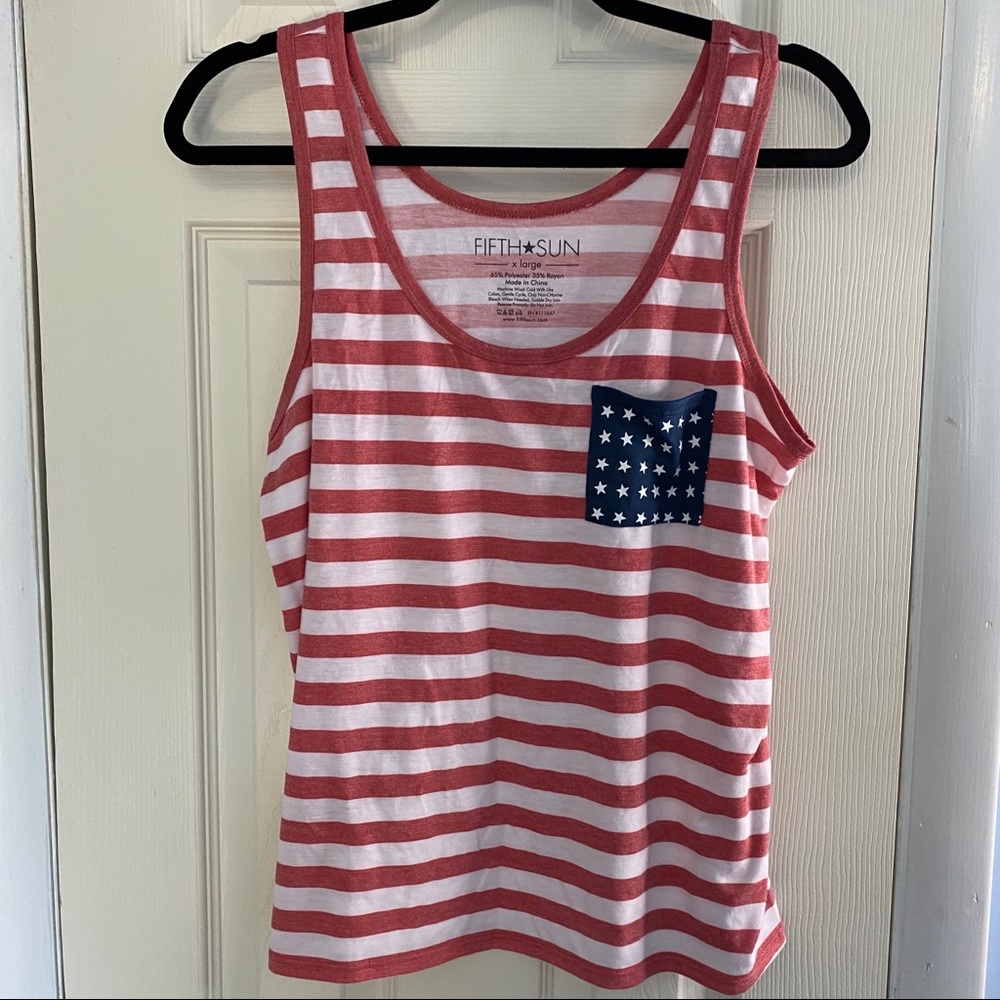 American Flag Tank Top
